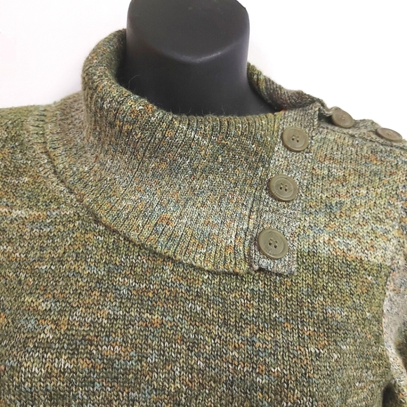 3 for $25- Dressbarn Graduated Green Soft Sweater, Size Large Petite - Picture 2 of 14